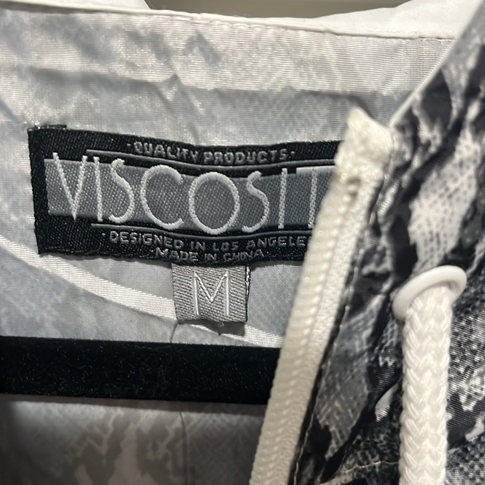 Black and White Hooded Jacket - Picture 2 of 3